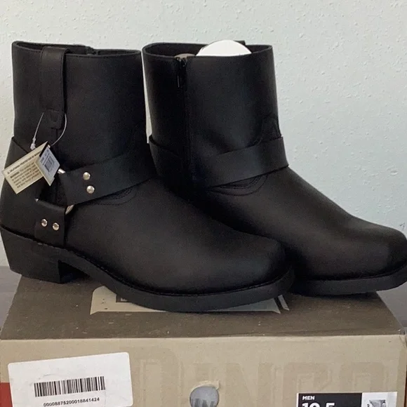 dingo | Shoes | Dingo Mens Revup Black Leather Harness Boots  display picture 1